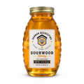 Sourwood Honey — 16 oz Glass Jar centered on a white background