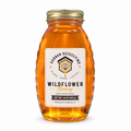 Wildflower Honey — 16 oz Glass Jar centered on a white background