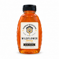 Hannan Beekeeping Wildflower honey, 16 oz PET bottle on a white background